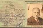 Karta imigracyjna Alfreda Adlera